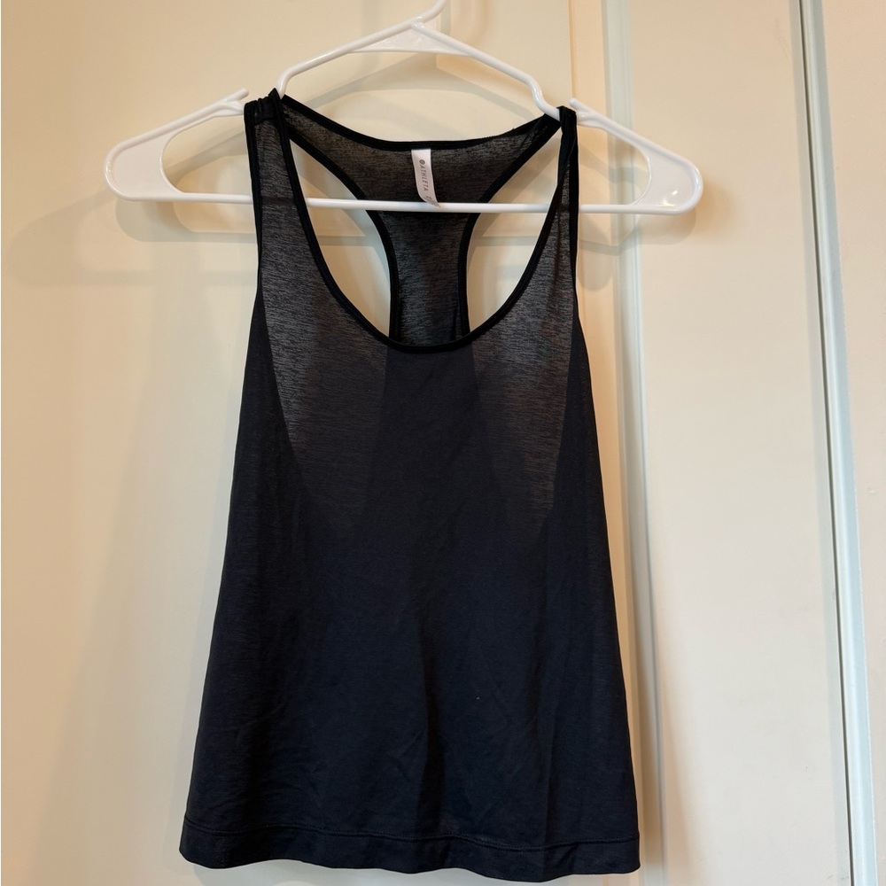 Athleta Black Racerback Tank Top